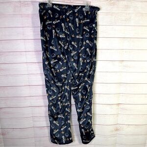 Corona Print Drawstring Pajama‎ Pants Size XL